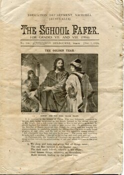 The School Paper for Grades VII and VIII (1916)