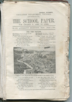 School Paper, Grades V and VI,  April 1918