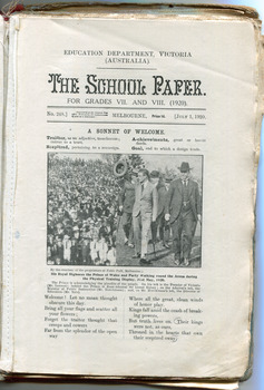 School Paper, Grades VII and VIIII, July 1920