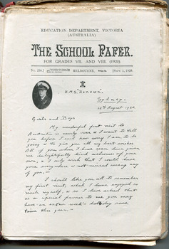 School Paper, Grades VII and VIIII, September 1920