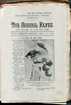 School Paper, Grades VII and VIIII, October 1920
