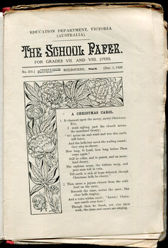 School Paper, Grades VII and VIIII, November 1920