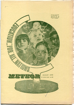 Meteor, The School Paper, No. 813 August 1970