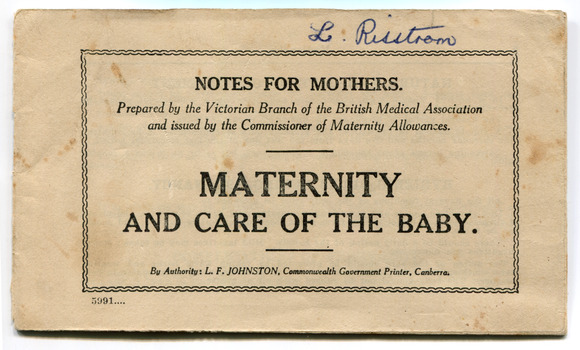 Maternity and Care of the Baby