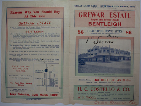 Grewar Estate - 1st Section- Side one