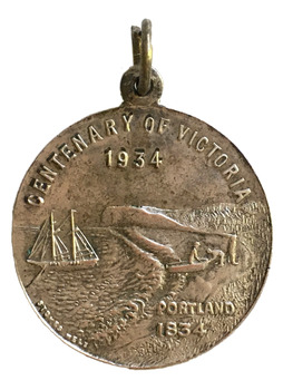 Centenary of Melbourne c.1934-35 - reverse side