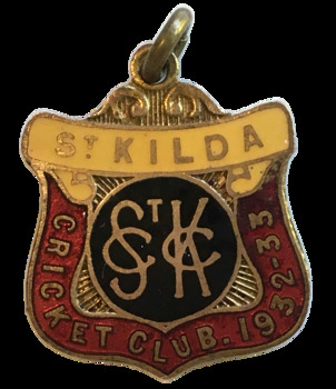 St Kilda Cricket Club Pin.