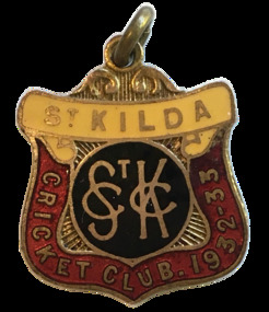 St Kilda Cricket Club Pin.