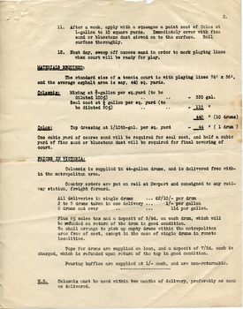 Instruction for Construction of Earth, Loam and Sand Tennis - Courts with Colasmix - Page 2