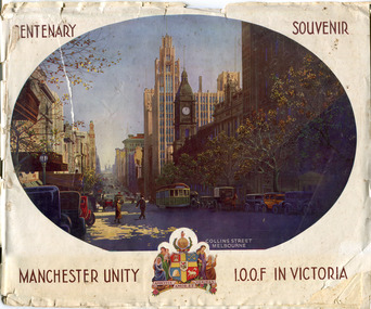 Front Cover of Manchester Unity Booklet.