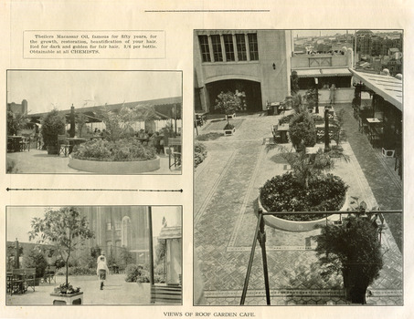 Views of the Roof Garden and Cafe on the Manchester Unity Building page 38