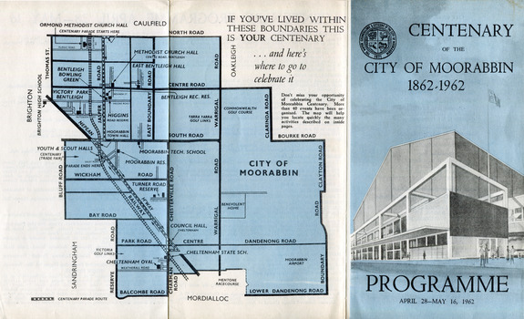 Programme April 28 - May 16, 1962 - front of pamphlet