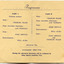 Reception give by Mayoress of Moorabbin (Mrs L. R. Coates) 26 November, 1953 - Program Card - inside