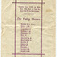 Back cover of Programme