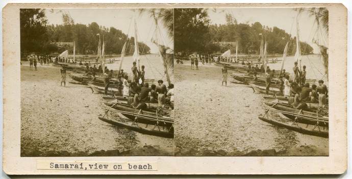 Samarai, view on beach