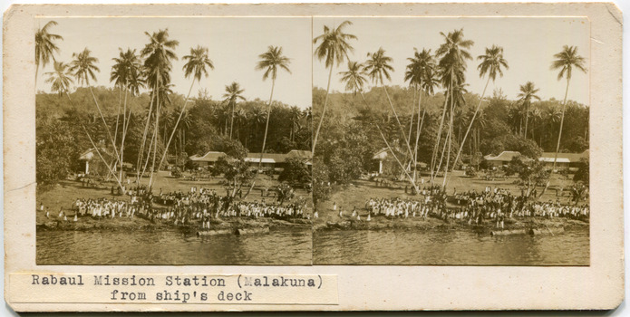 10.	Rabau; Mission Station (Malakuna) from Ship’s deck