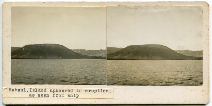 15	Rabaul, Island upheaved in eruption as seen from ship