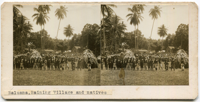 41	Raluana, Raining Village and natives