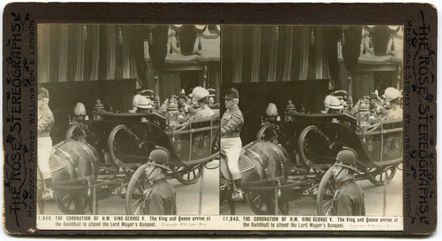 6	11,846	The Coronation of H.M. King George V. The King and Queen arrive at the Guildhall to attend the Lord Mayor’s Banquet.