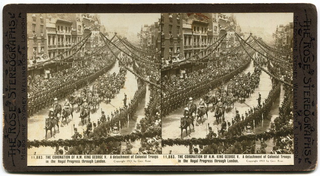 12	11,883	The Coronation of H.M. King George V. A detachment of Colonial Troops in the Royal Progress through London.