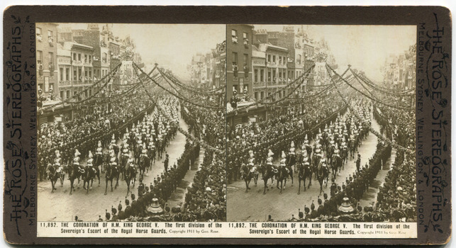 15	11,892	The Coronation of H.M. King George V. The first division of the Sovereign’s Escort of the Royal Horse Guards.