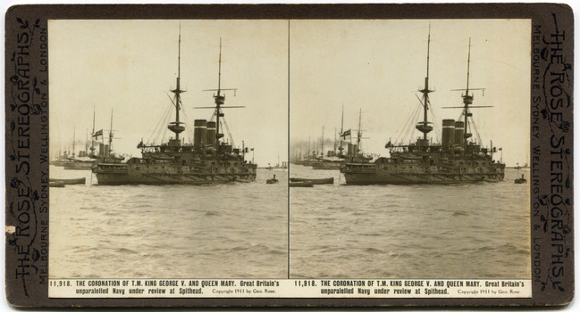 22	11,918	The Coronation of H.M. King George V. and Queen Mary. Great Britain’s unparalleled Navy under review at Spithead
