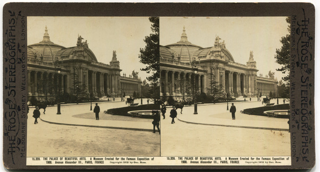 15,328	The Palace of Beautiful Arts. A museum erected for the famous exposition of 1900. Avenue Alexander III., Paris, France