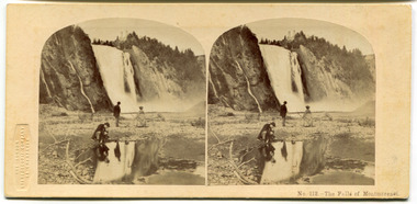 The Falls of Montmorenci, near Quebec, Canada.