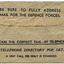 Back of Telegram Envelope
