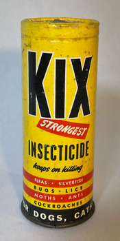 KIX Insecticide front of container.