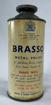 Instructions for using Brasso