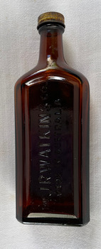 Reverse side of Watkins Polish bottle
