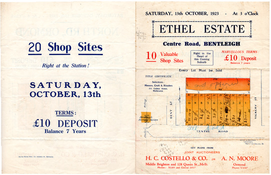 Ethel Estate, Bentleigh - 10 shop sites