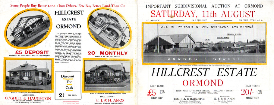 Hillcrest Estate, Ormond side 1