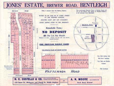 Jones' Estate, Brewer Road Bentleigh Side 2