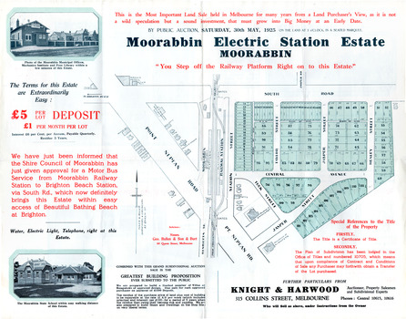 Moorabbin Electric Station Estate, Moorabbin Side 2