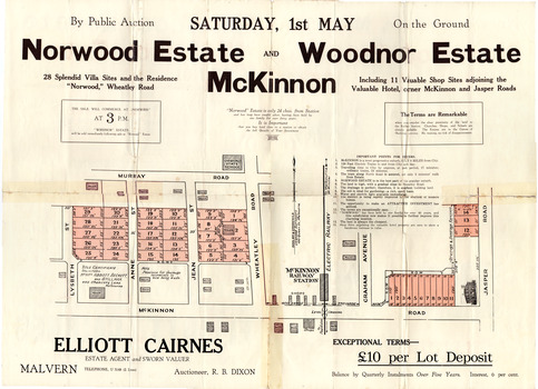 Norwood Estate, McKinnon also Woodnor Estate, McKinnon Side 2