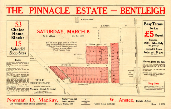 The Pinnacle Estate, Bentleigh Side 1