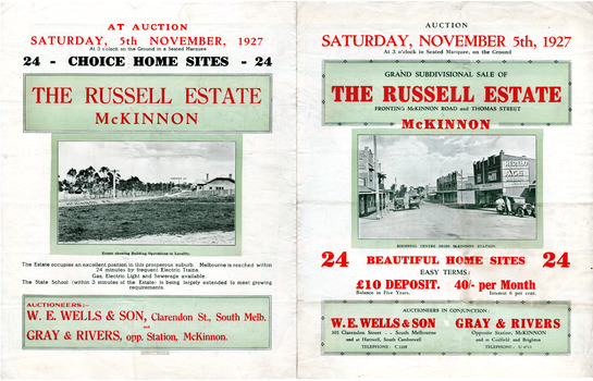 Russell Estate, McKinnon Side 1