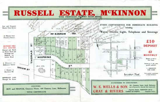 Russell Estate, McKinnon Side 2