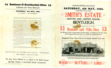 Smith's Estate, Bentleigh Side 1