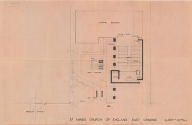 St Annes Church of England East Ormond - proposed plans for extension pg 1