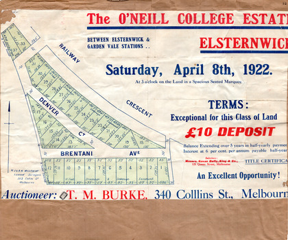 The O'Neill College Estate, Elsternwick
