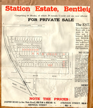 Station Estate, Bentleigh - for private sale