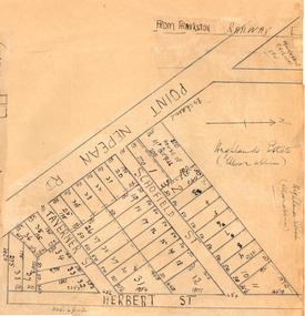 Highlands Estate, Moorabbin plan