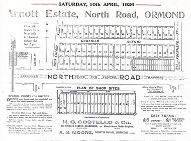Arnott Estate, North Road, Ormond.
