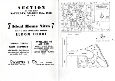 Eldon Court, Moorabbin auction of 7 Home sites