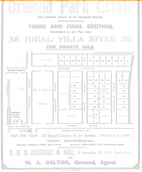 Ormond Park Estate, Ormond - third and final section