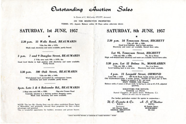 Outstanding Auction Sales for Mr Charles Stott estate.