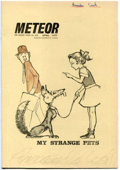 Meteor - The School Paper No 820 April 1971